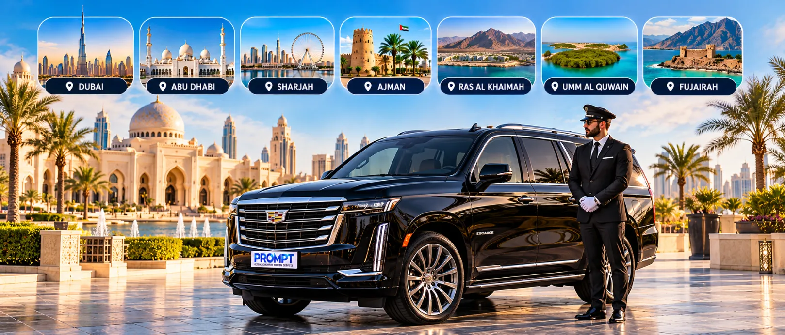 Prompt Limo private chauffeur service in Dubai, UAE