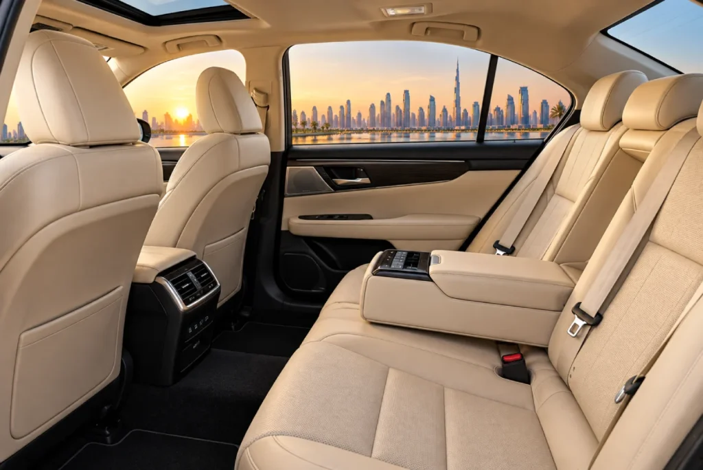 Lexus Sedan interior