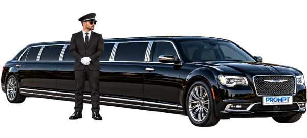 Chauffeur-driven luxury limousine