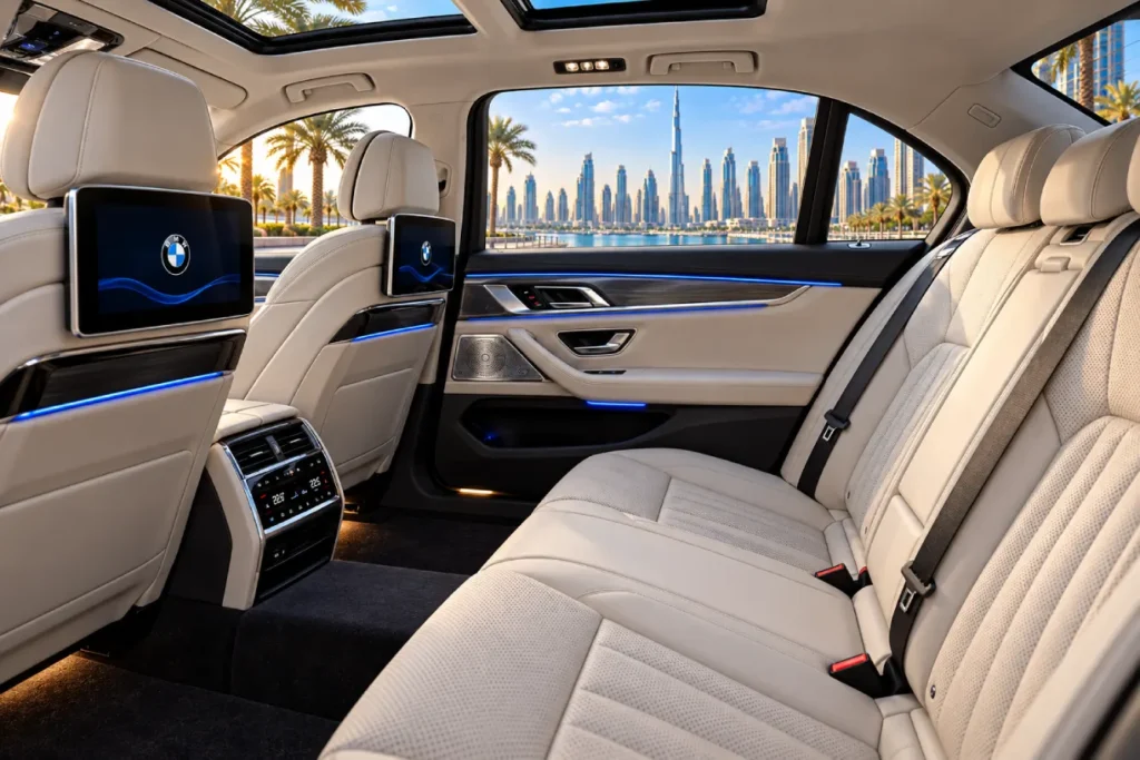 Luxury BMW Rear Cabin