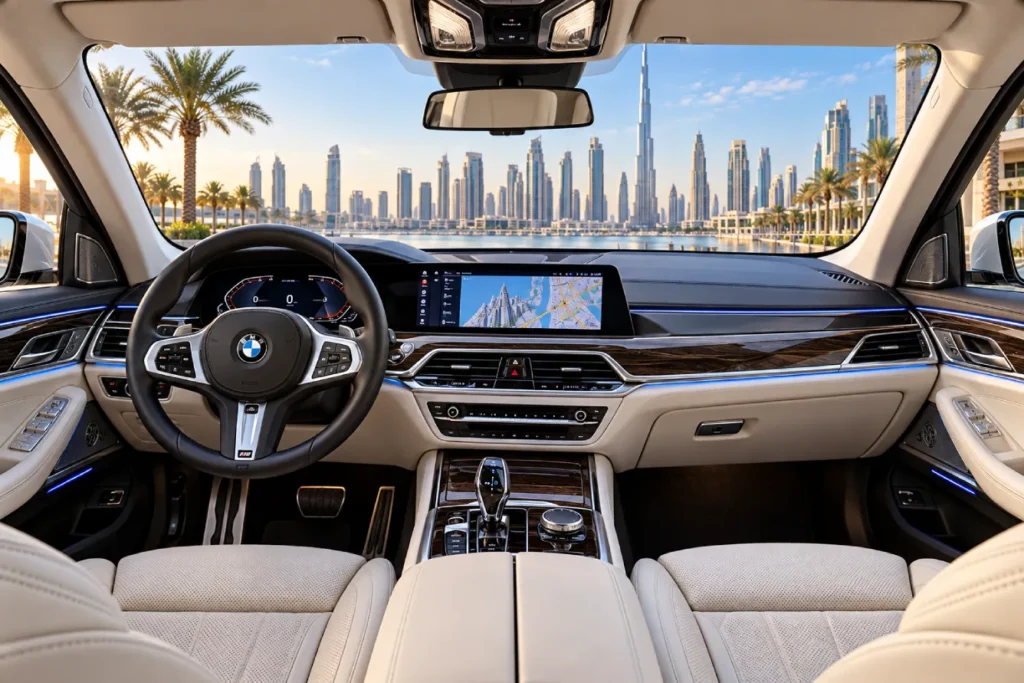 Luxury BMW with Driver in Dubai