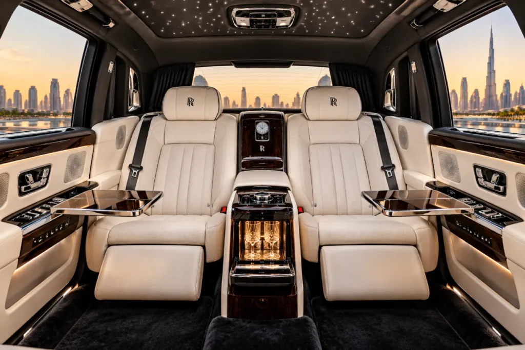 Rolls Royce Phantom Back Interior