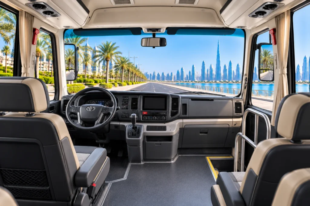 Toyota Coaster front