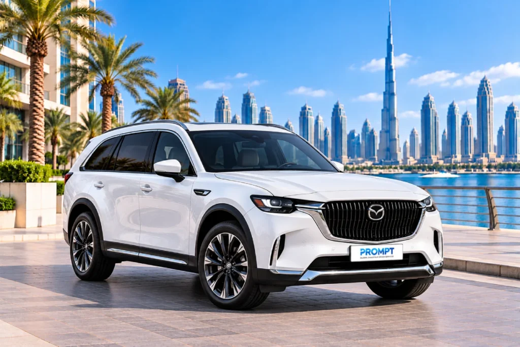 White Mazda CX-90