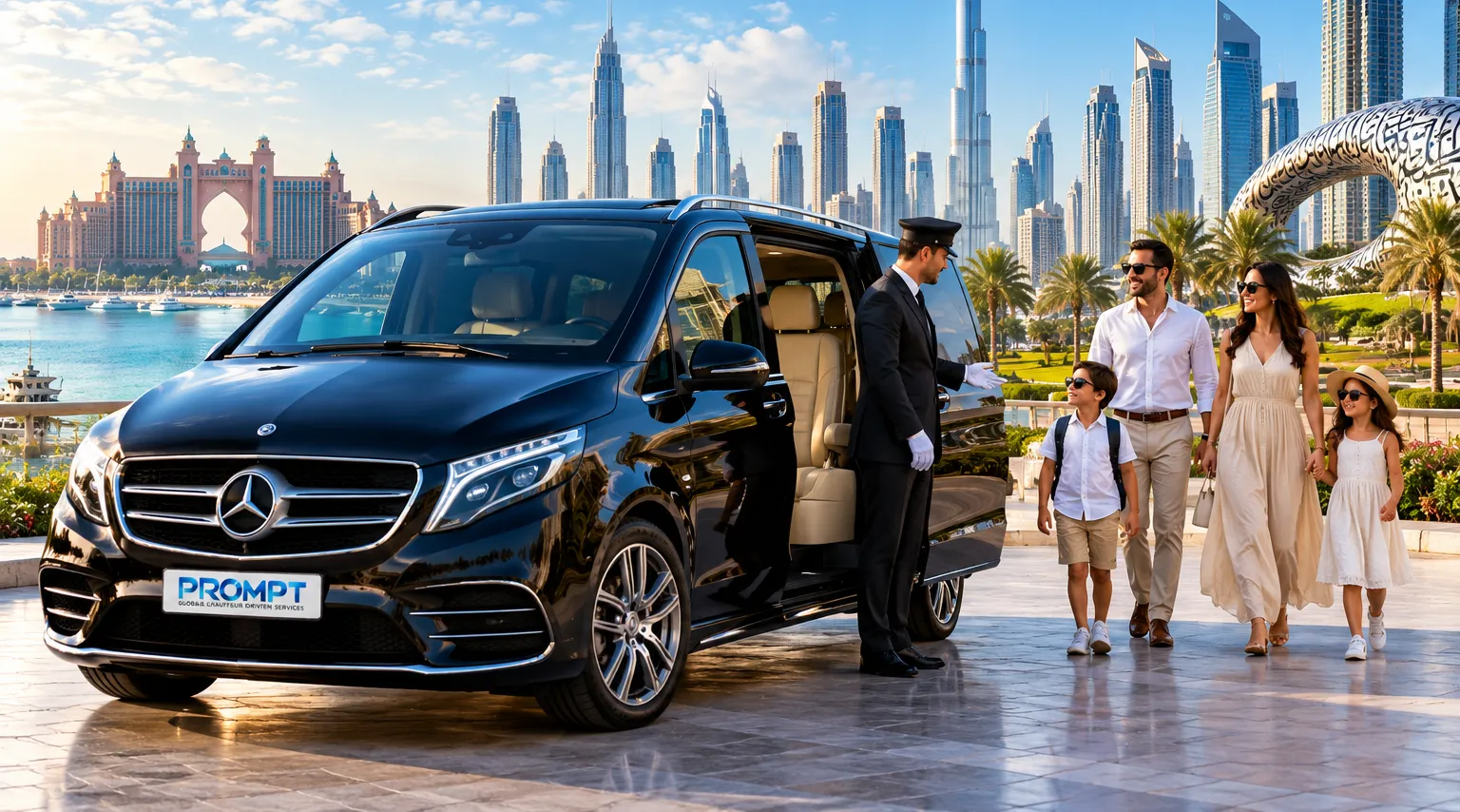 Private chauffeur-driven sightseeing in the UAE