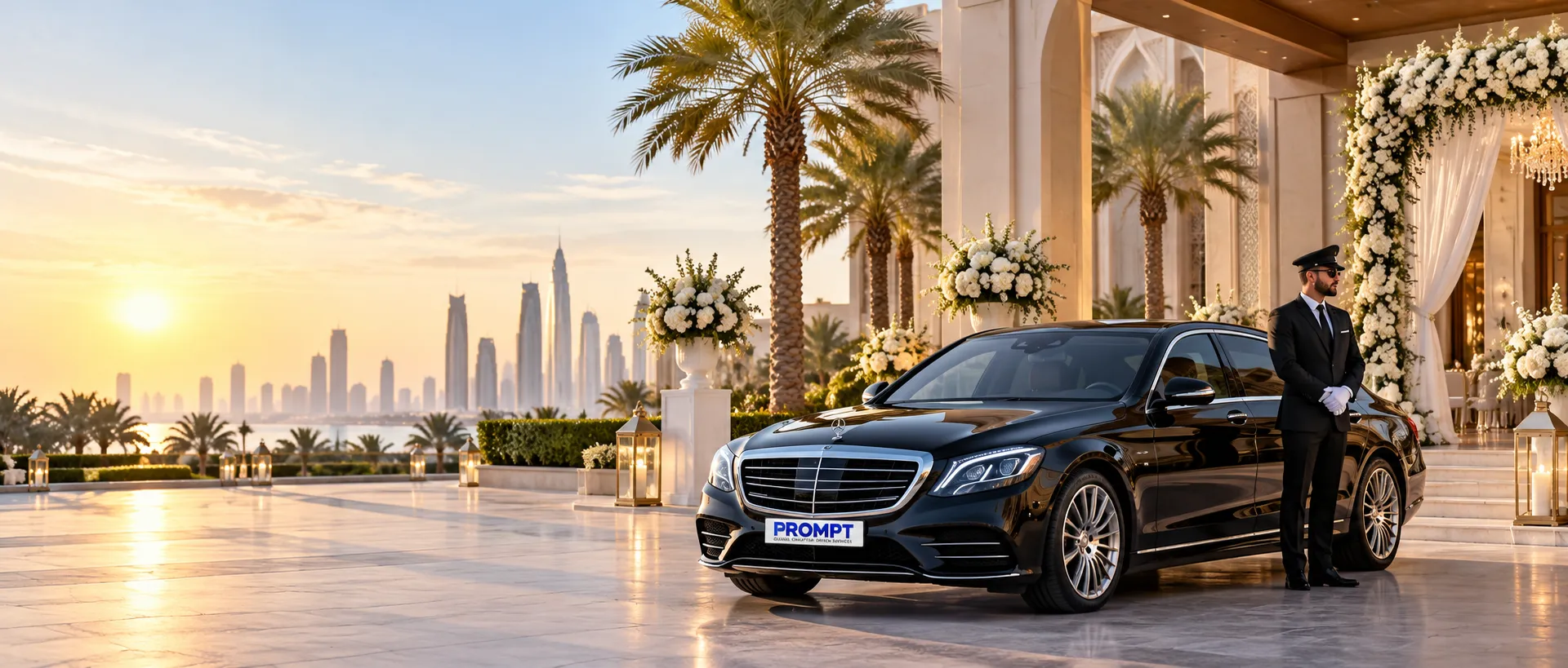 Prompt Limo wedding chauffeur service in Dubai
